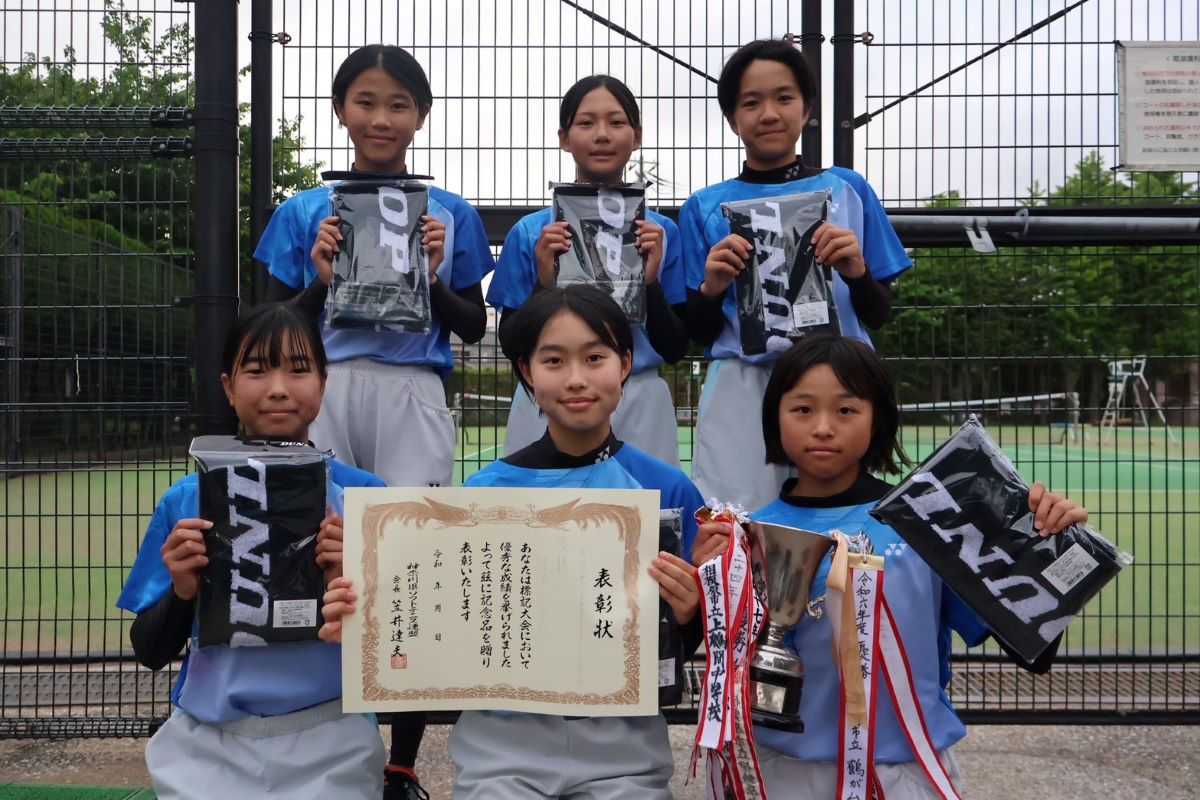 ソフトテニス部　神奈川県春季研修大会 女子団体戦 優勝