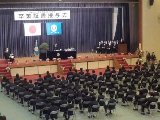 中学卒業式【3月15日（水）】