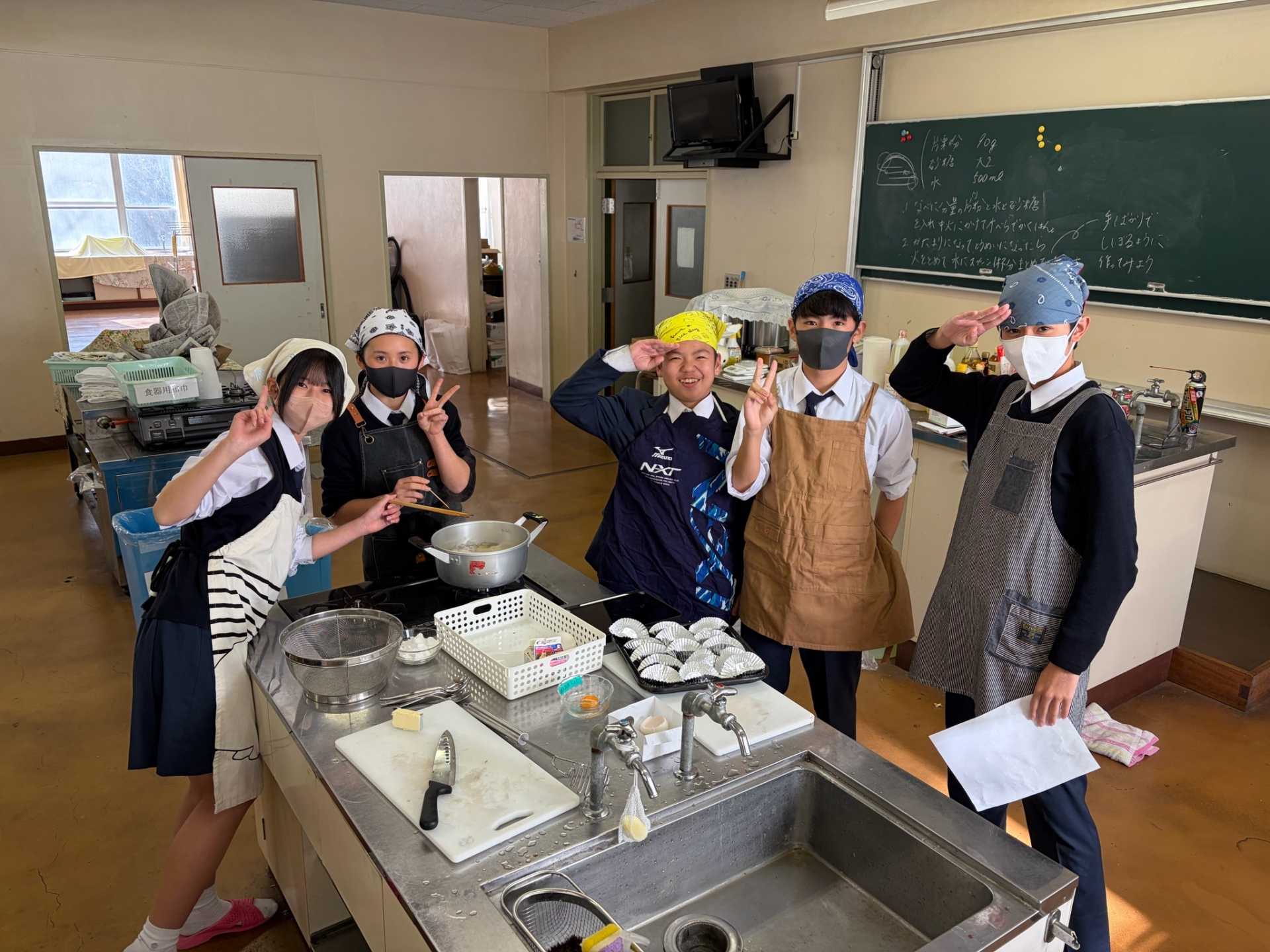 【中学2年生】 スイートポテト作り